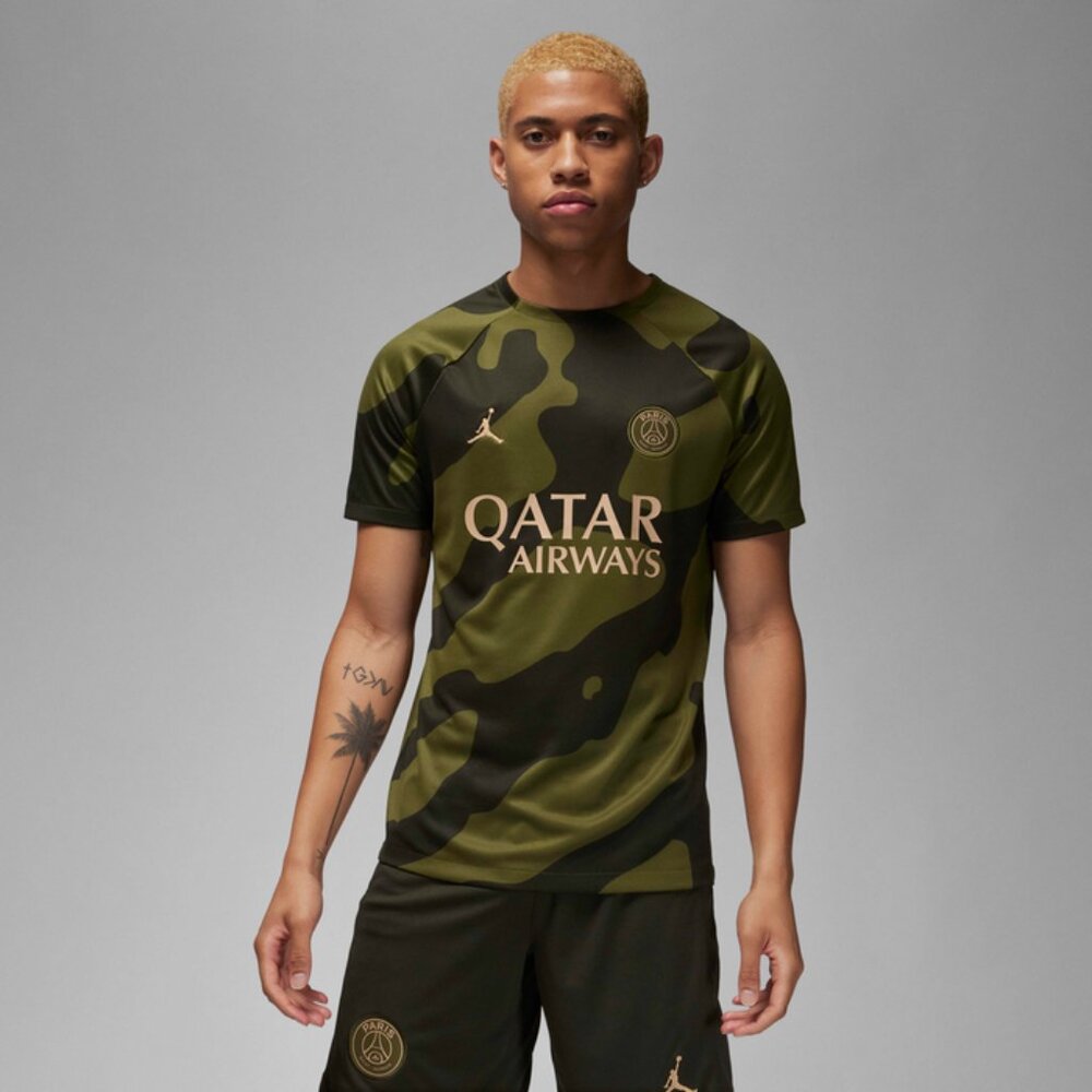 Nike Jordan Paris Saint-Germain PSG Pro Pre-Match Men Jersey Top - Large